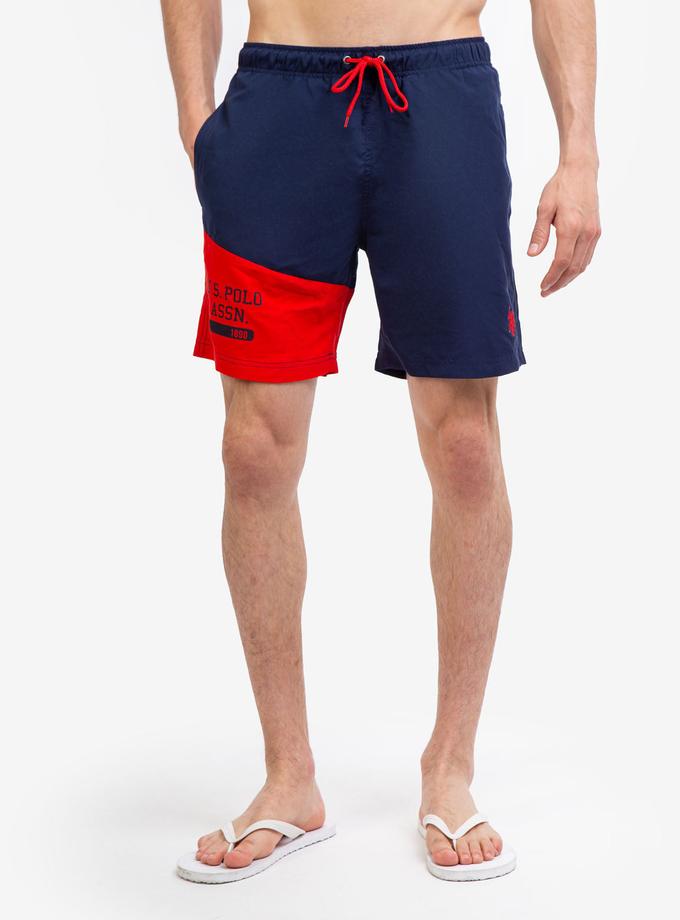 7" USPA COLORBLOCK SWIM TRUNKS Best Buy