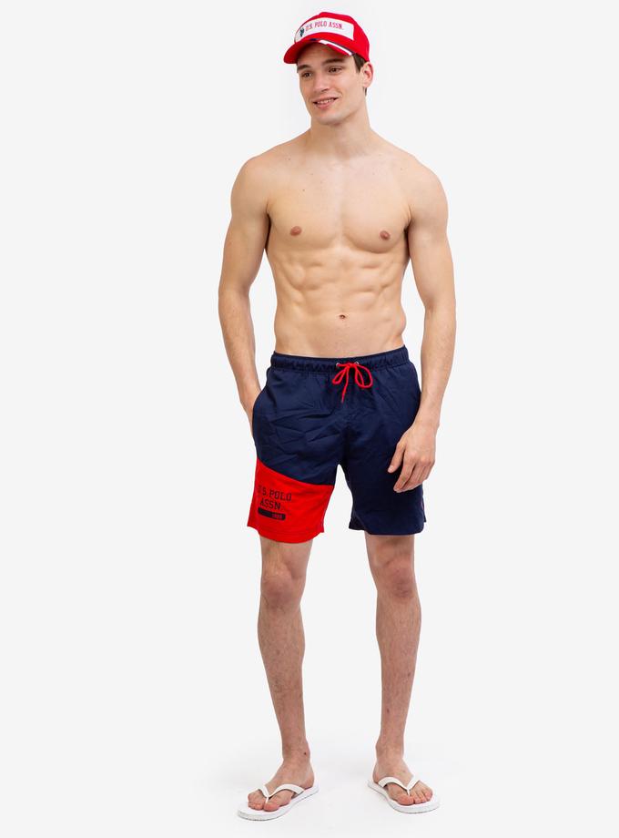 7" USPA COLORBLOCK SWIM TRUNKS Best Buy