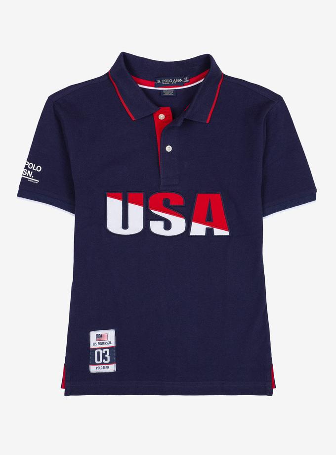 BOYS USPA USA CHEST LOGO POLO SHIRT Best Buy