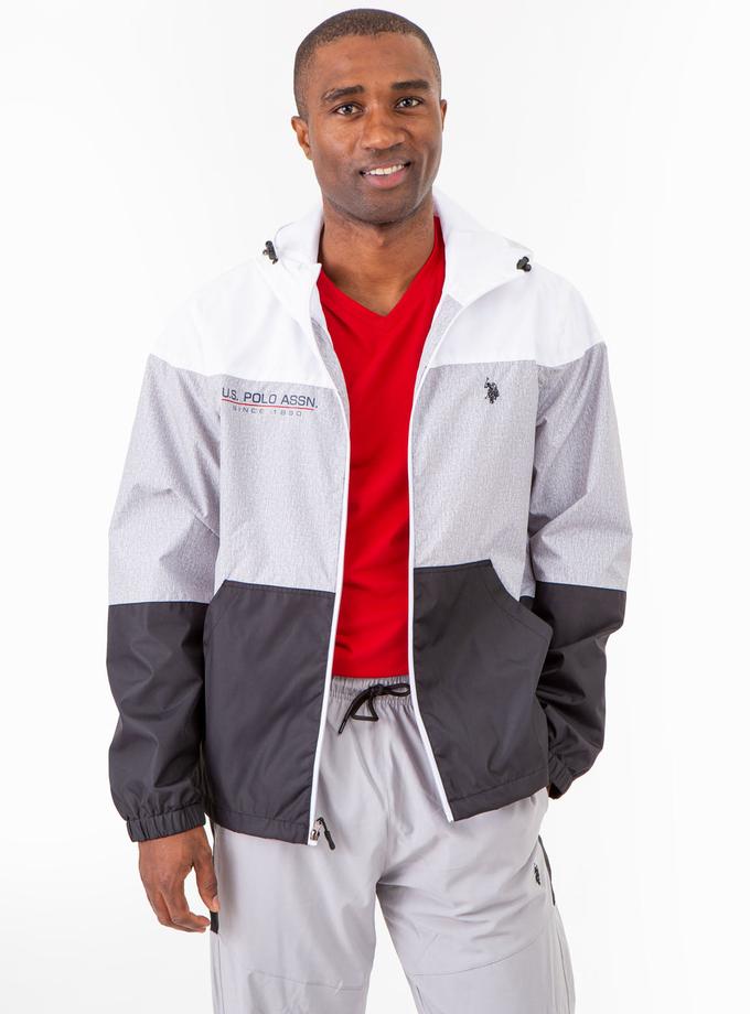 COLOBLOCK USPA LOGO HOODED JACKET Best Price