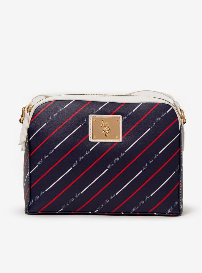 STRIPE USPA CROSSBODY BAG For Sale