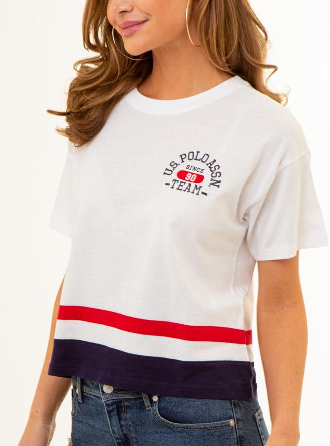 TEAM USPA HEM STRIPE T-SHIRT Best Seller