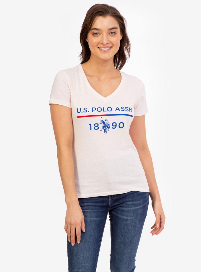 USPA 1890 LOGO V-NECK T-SHIRT New Arrival