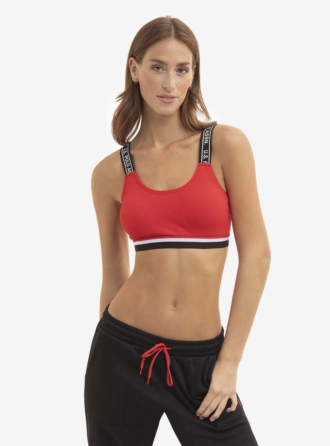 USPA 2 PACK RIBBED BRALETTES WITH REMOVEABLE PADS On Sale