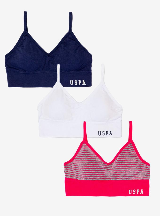 USPA 3 PACK SEAMLESS BRAS For Sale