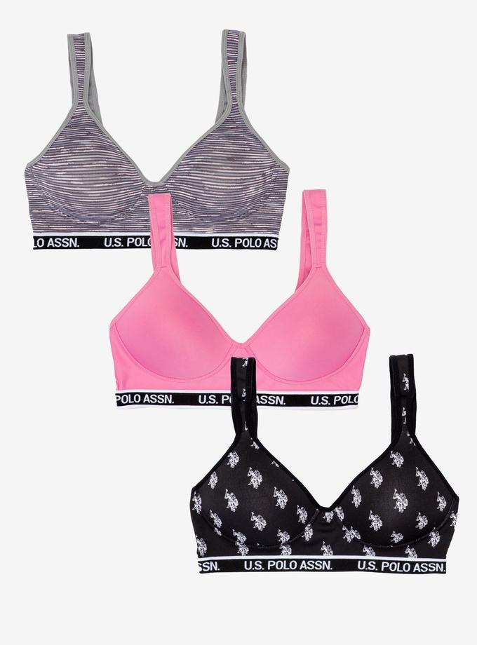 USPA 3 PACK SPORTS BRAS High Quality