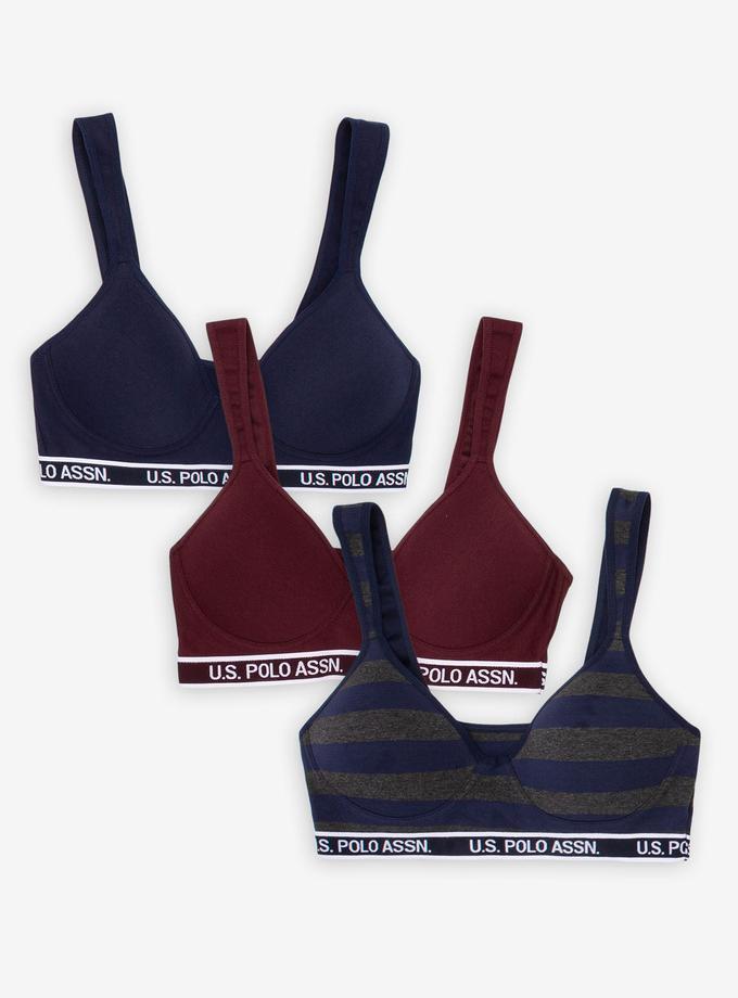 USPA 3 PACK SPORTS BRAS On Sale