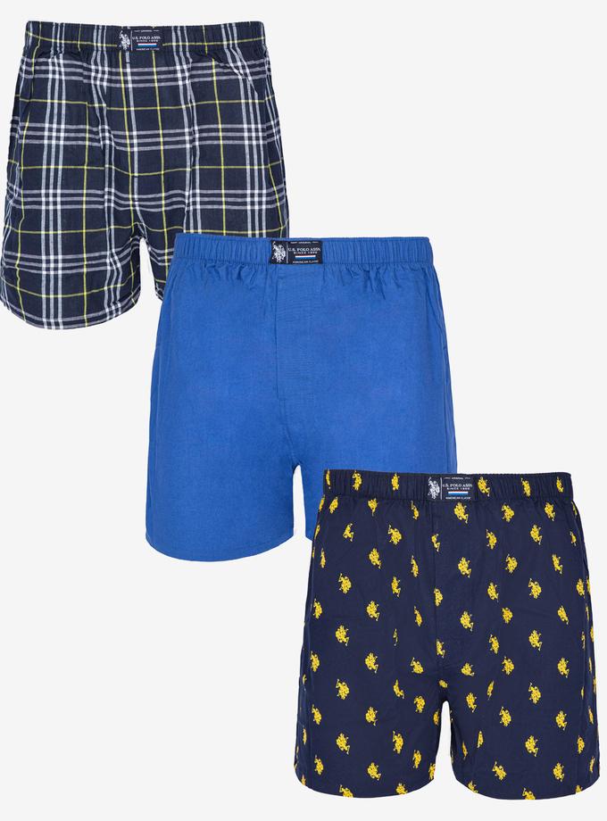 USPA 3 PACK WOVEN BOXERS On Sale