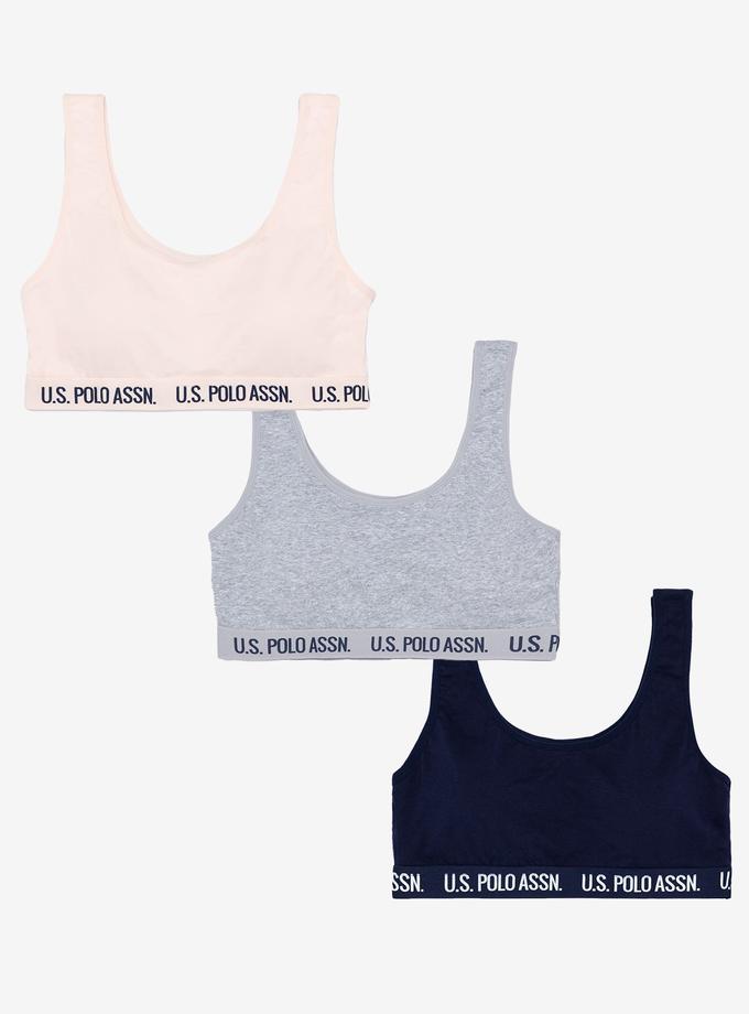 USPA 3PK BRALETTES WITH REMOVEABLE PADS Best Price