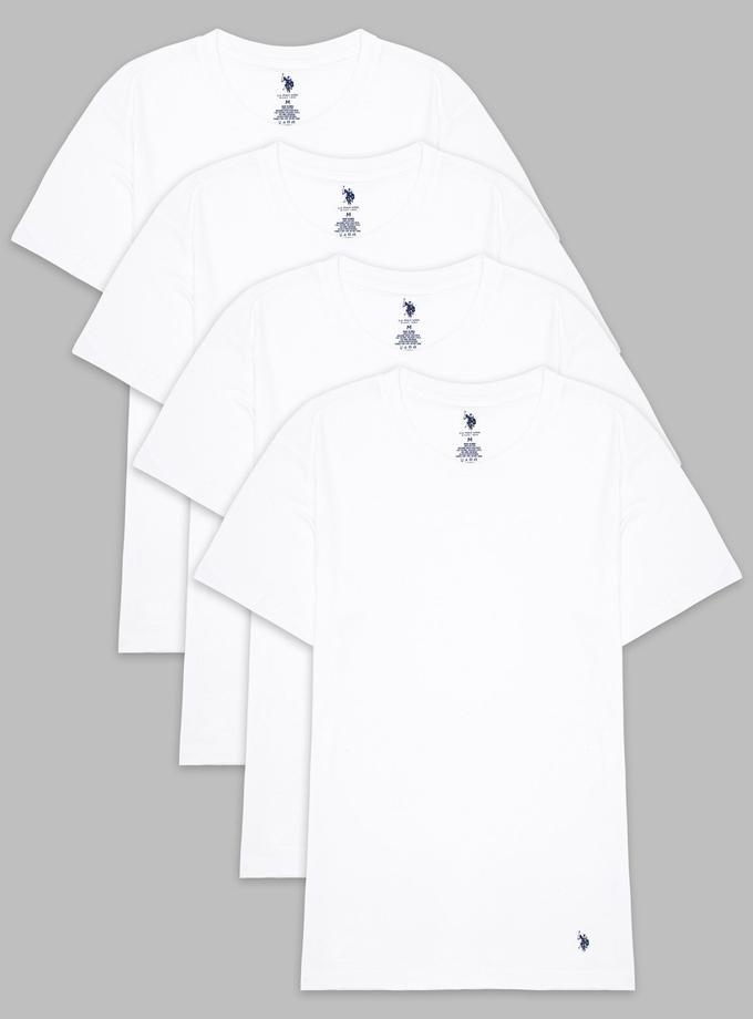 USPA 4 PACK COTTON JERSEY CREW NECK T-SHIRTS Best Buy