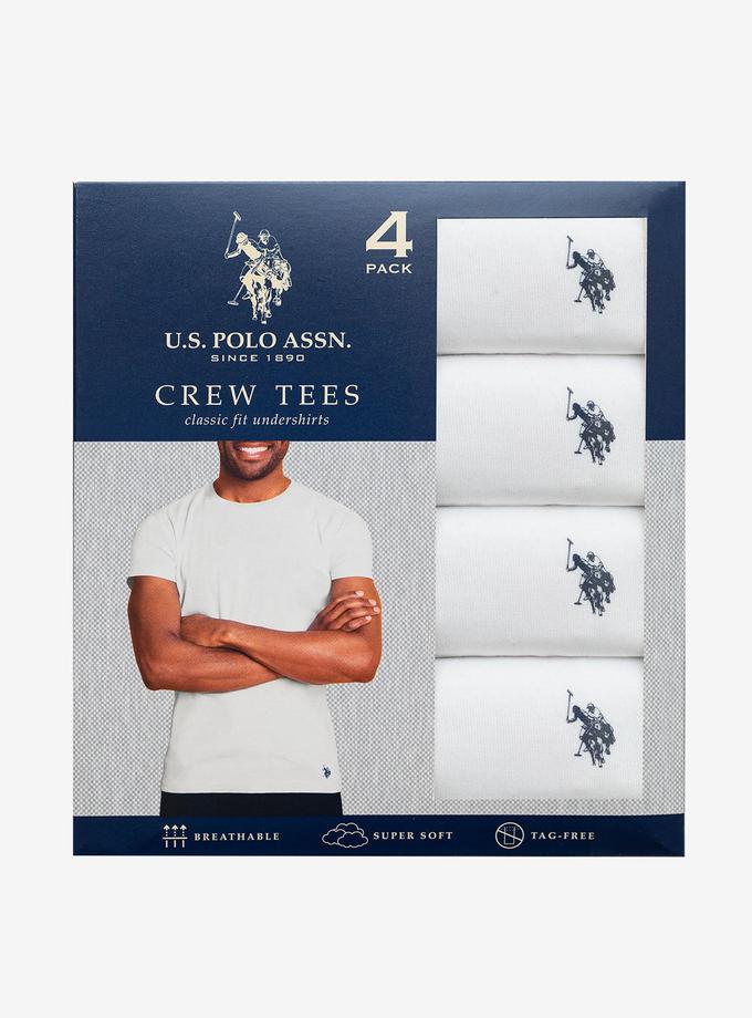 USPA 4 PACK CREW NECK T-SHIRTS Best Price