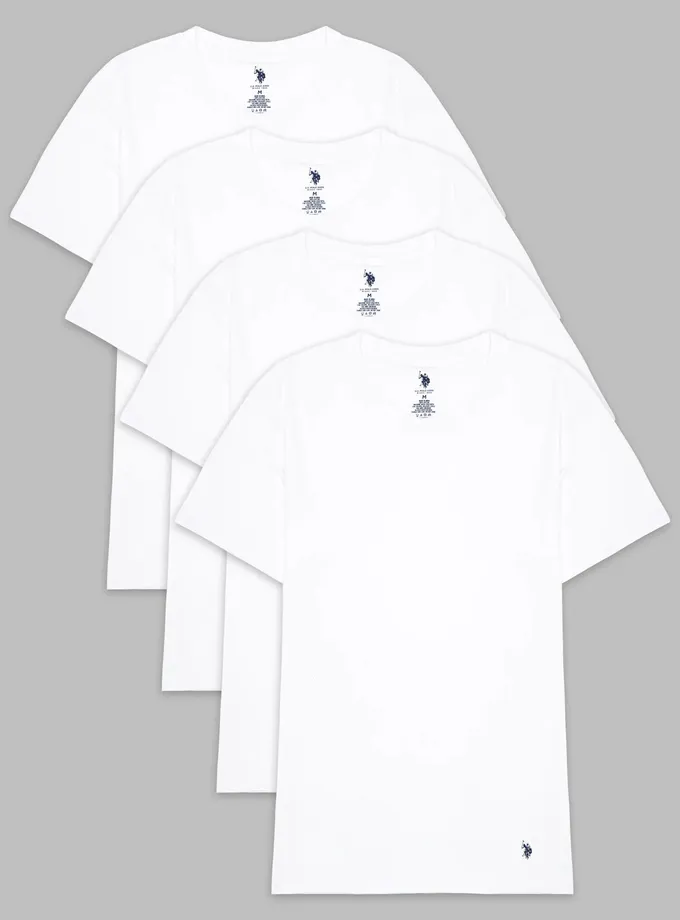 USPA 4 PACK CREW NECK T-SHIRTS Same Day Delivery