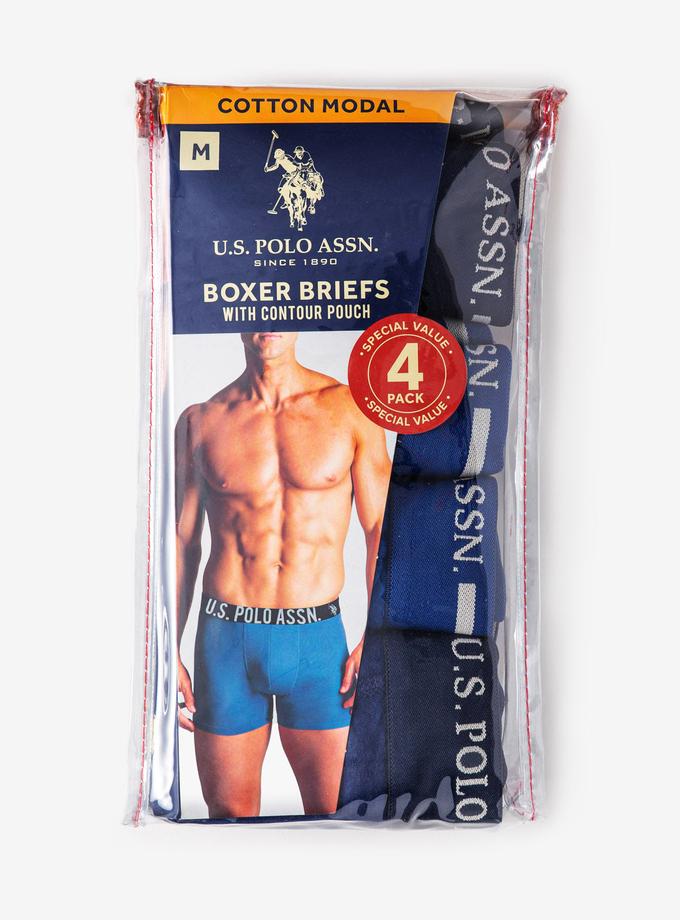 USPA 4PK MODAL BOXER BRIEFS Free shipping