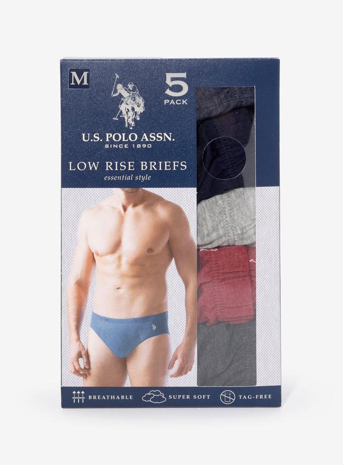 USPA 5 PACK LOWRISE BRIEFS Free shipping