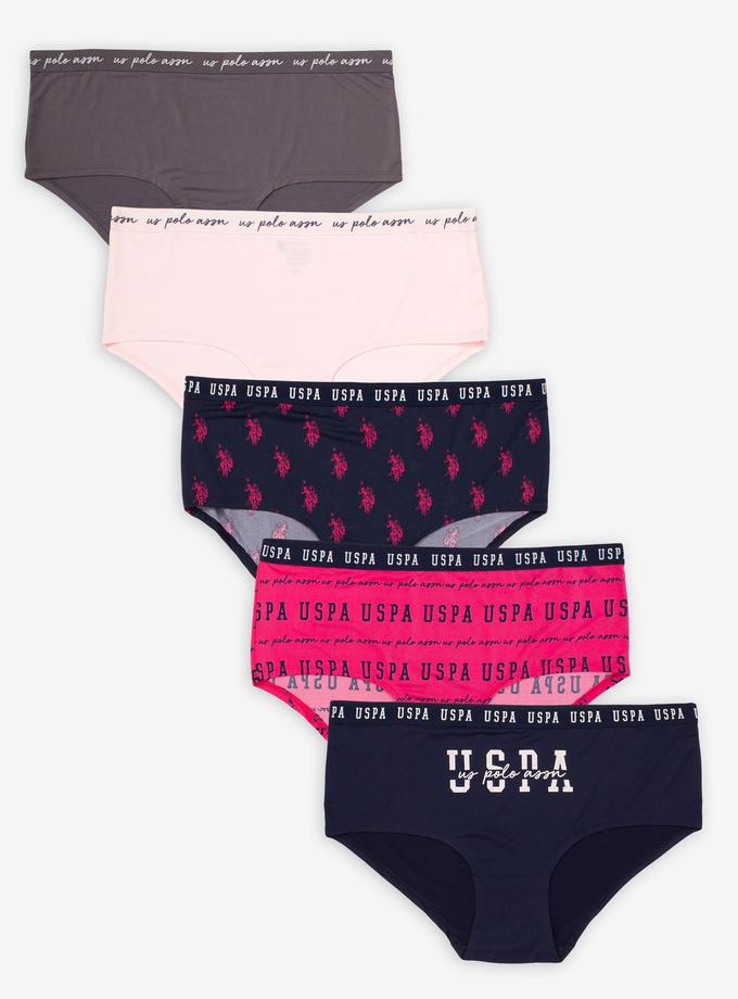 USPA 5 PACK PLUS SIZE HIPSTERS Same Day Delivery