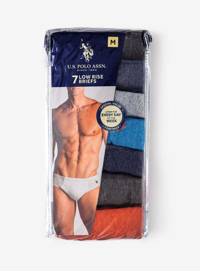 USPA 7 PACK LOWRISE BRIEFS Same Day Delivery