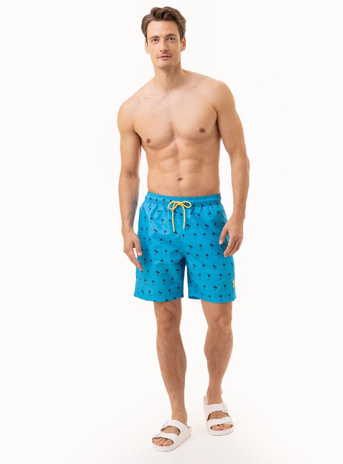 USPA 7 PALM TREE PRINT SWIM TRUNKS Best Seller