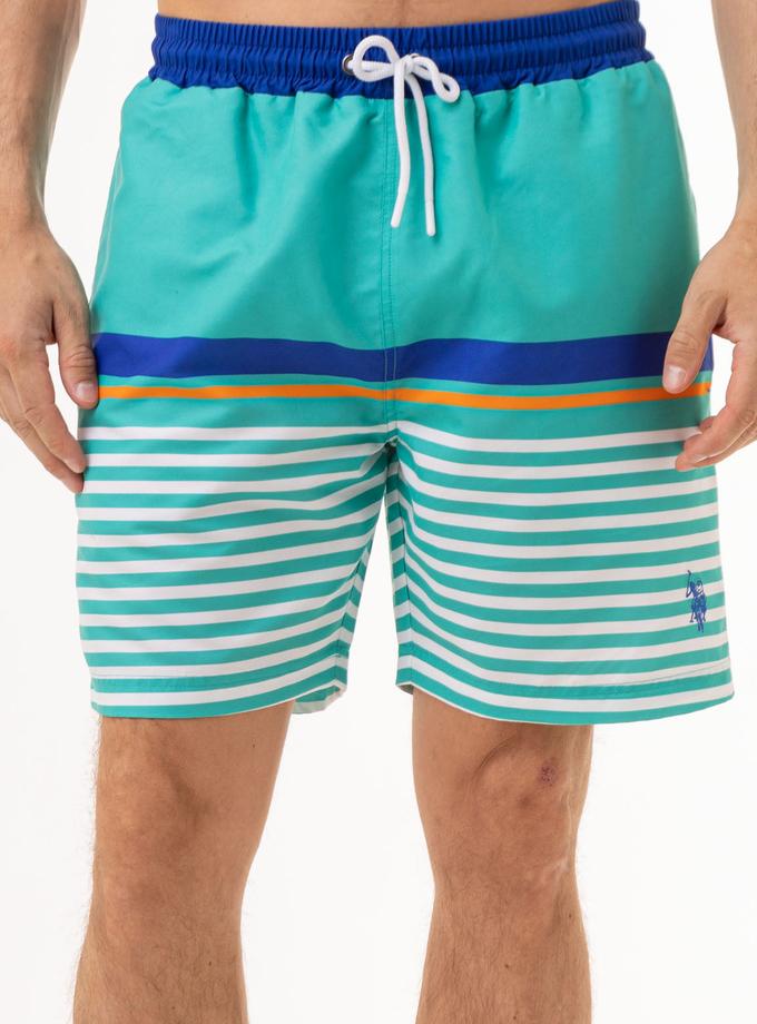 USPA 7 STRIPE SWIM TRUNKS Same Day Delivery