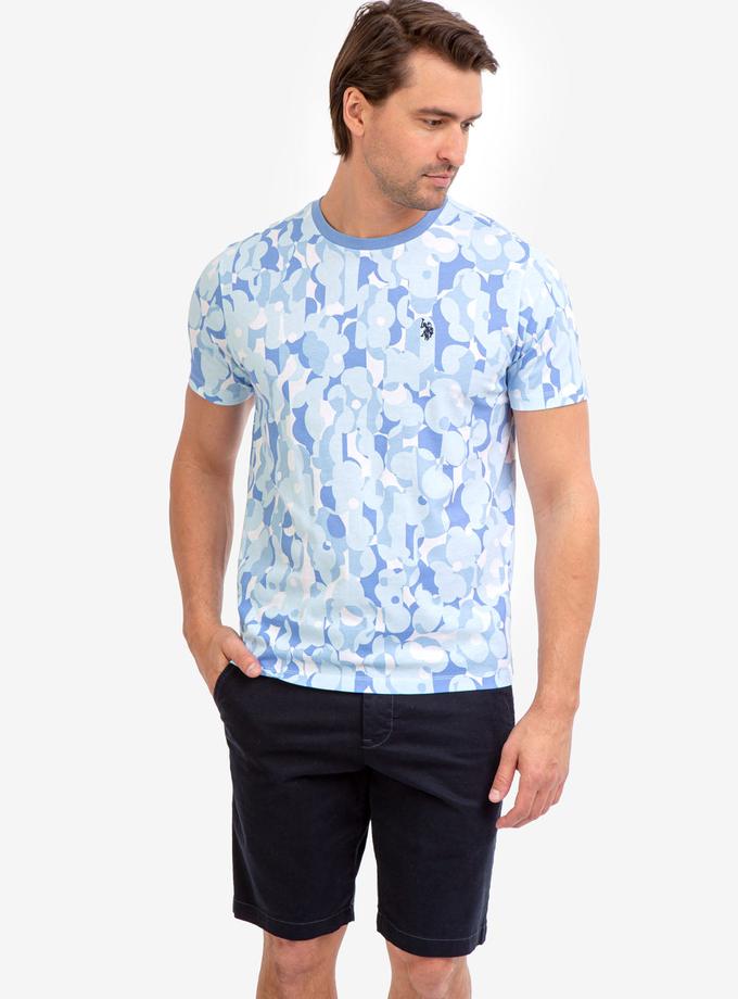 USPA ABSTRACT FLORAL CREW NECK T-SHIRT Best Seller