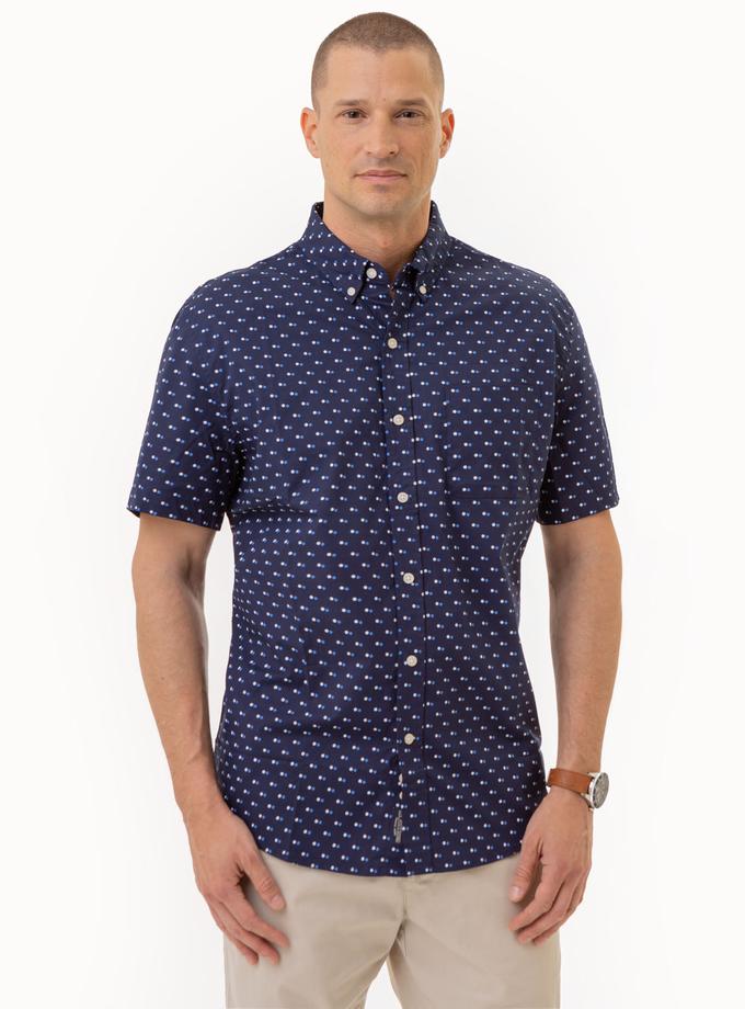 USPA ALL OVER DOUBLE DOT PRINT SHORT SLEEVE SHIRT Same Day Delivery