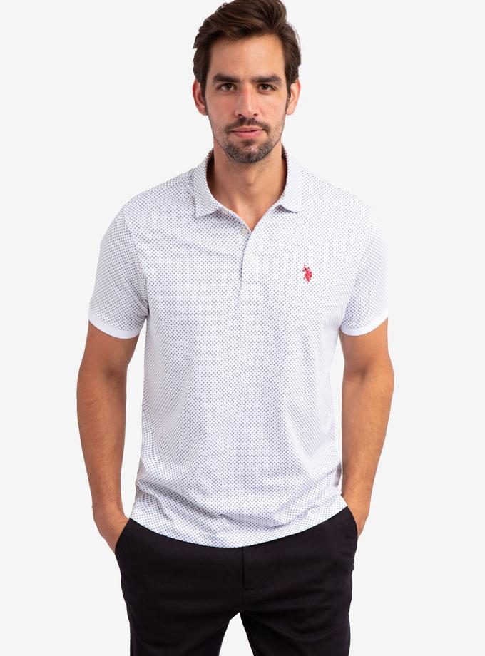 USPA ALL OVER GEO PRINT JERSEY POLO SHIRT Best Buy