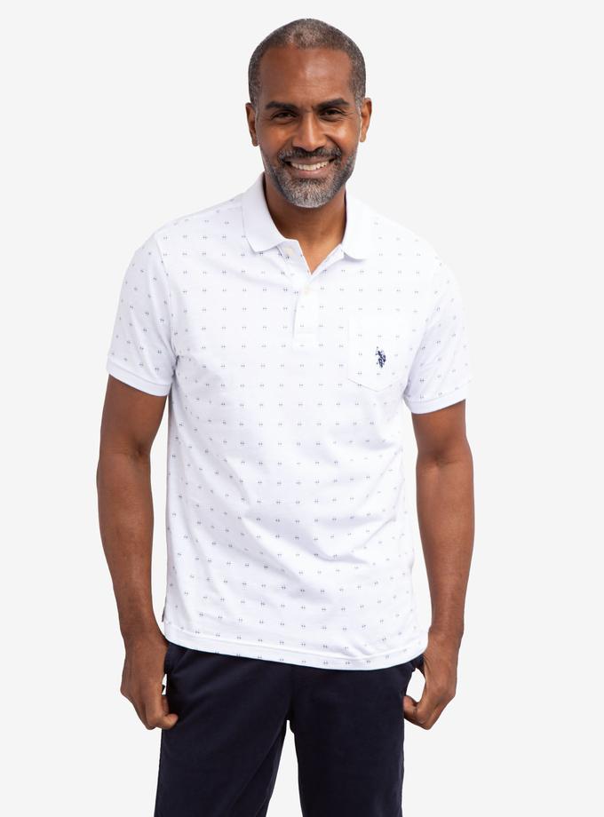 USPA ALL OVER PRINTED PIQUE POLO SHIRT Same Day Delivery