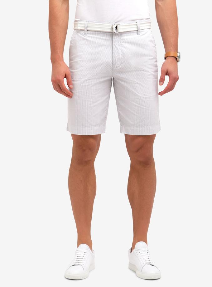 USPA BELTED VERTICAL STRIPED SHORTS High Quality