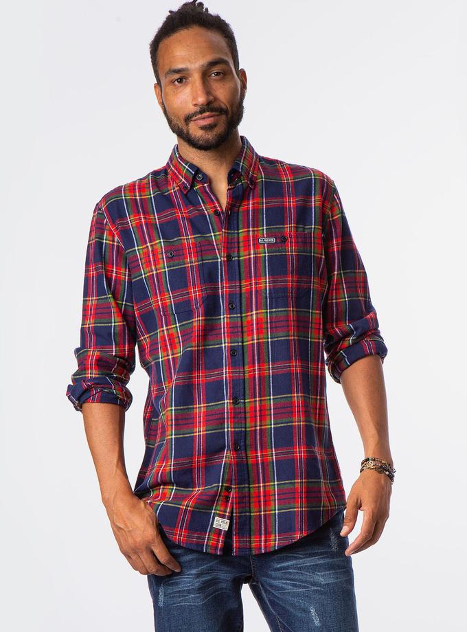 USPA BIG PLAID TWILL SHIRT Best Price