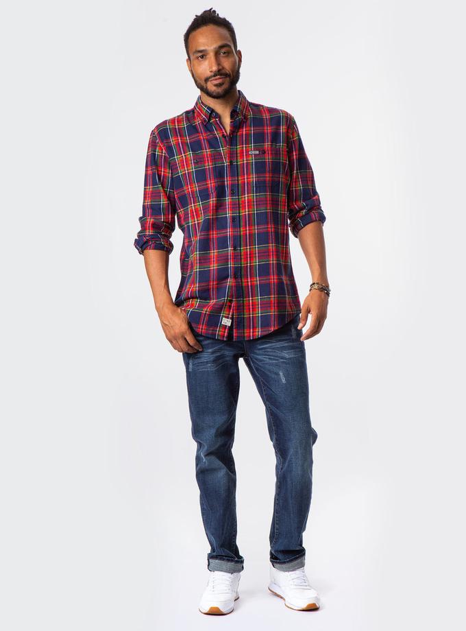 USPA BIG PLAID TWILL SHIRT Best Price