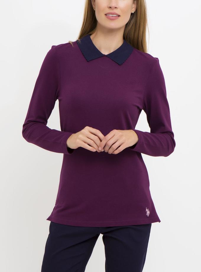 USPA BIRDEYE PETER PAN COLLAR LONG SLEEVE TOP Best Seller