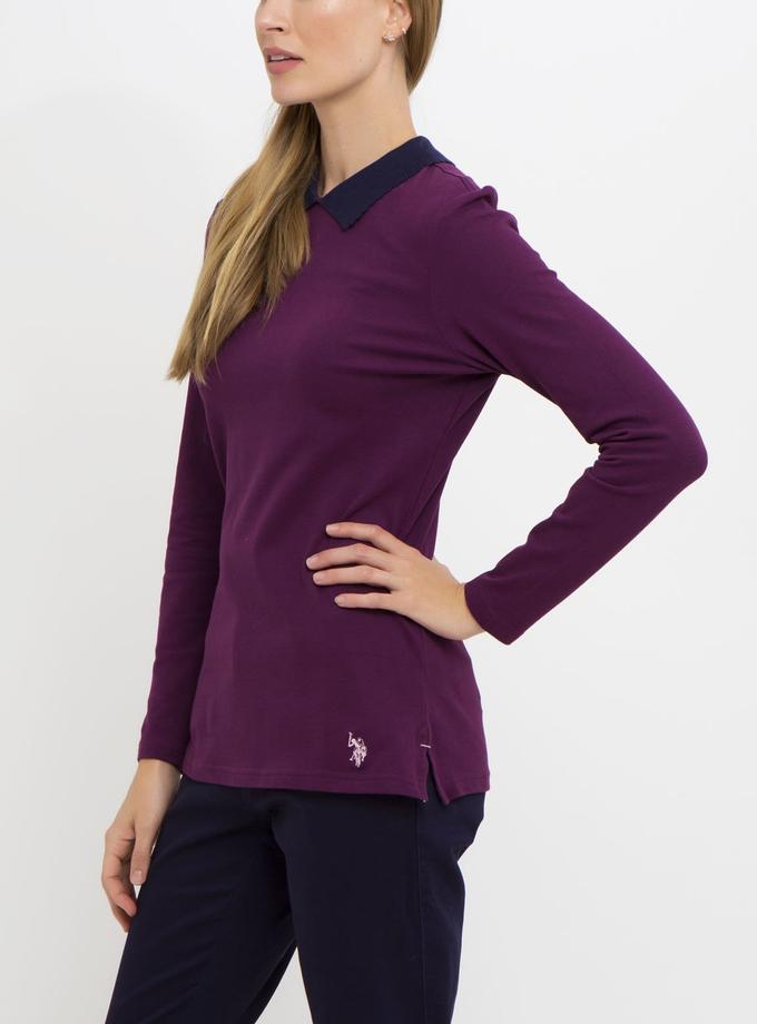 USPA BIRDEYE PETER PAN COLLAR LONG SLEEVE TOP Best Seller