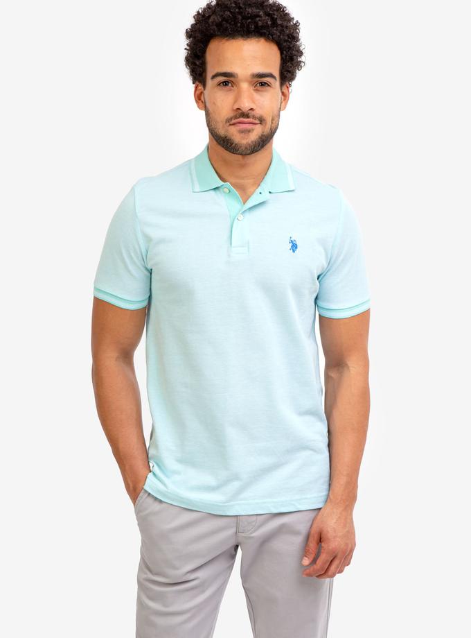 USPA BIRDSEYE CONTRAST COLLAR POLO SHIRT Best Price