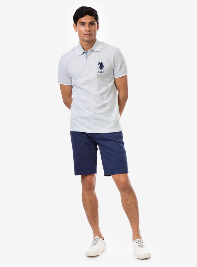 USPA BIRDSEYE SLUB POLO SHIRT New Arrival