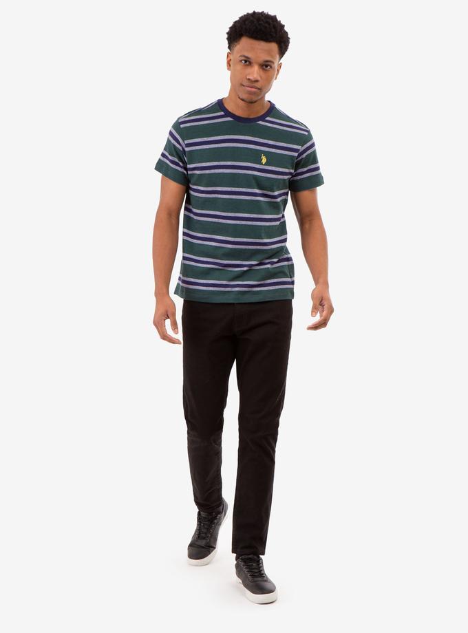 USPA BIRDSEYE STRIPE JERSEY T-SHIRT Best Price