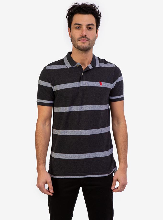 USPA BIRDSEYE STRIPE POLO SHIRT Best Seller