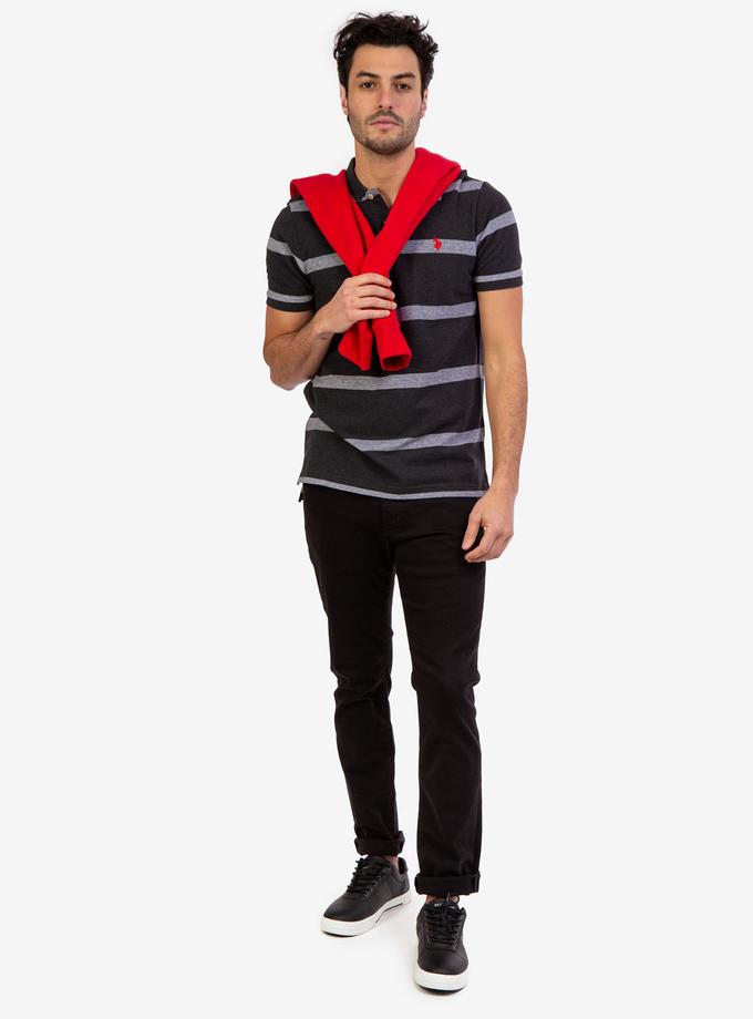 USPA BIRDSEYE STRIPE POLO SHIRT Best Seller