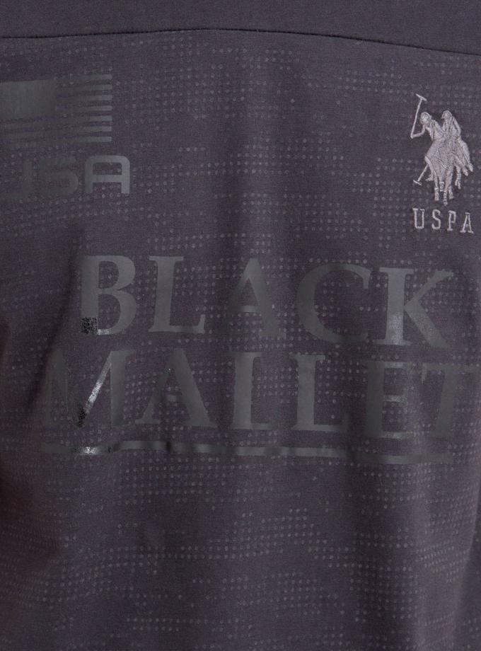 USPA BLACK MALLET BURNOUT CAMO SHORT SLEEVE T-SHIRT New Arrival