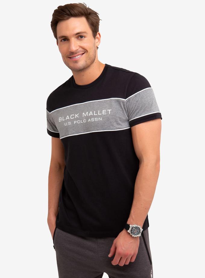 USPA BLACK MALLET COLORBLOCK T-SHIRT Best Seller