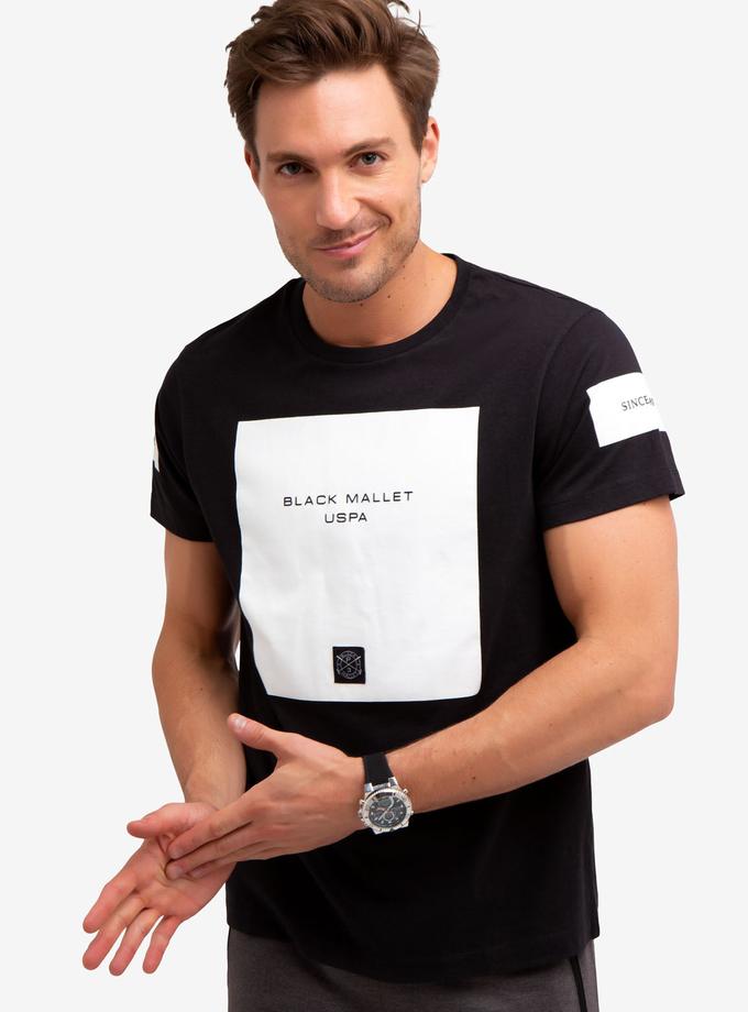 USPA BLACK MALLET COLORBLOCK T-SHIRT Same Day Delivery