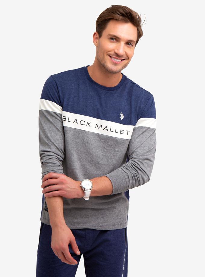 USPA BLACK MALLET LONG SLEEVE SHIRT High Quality