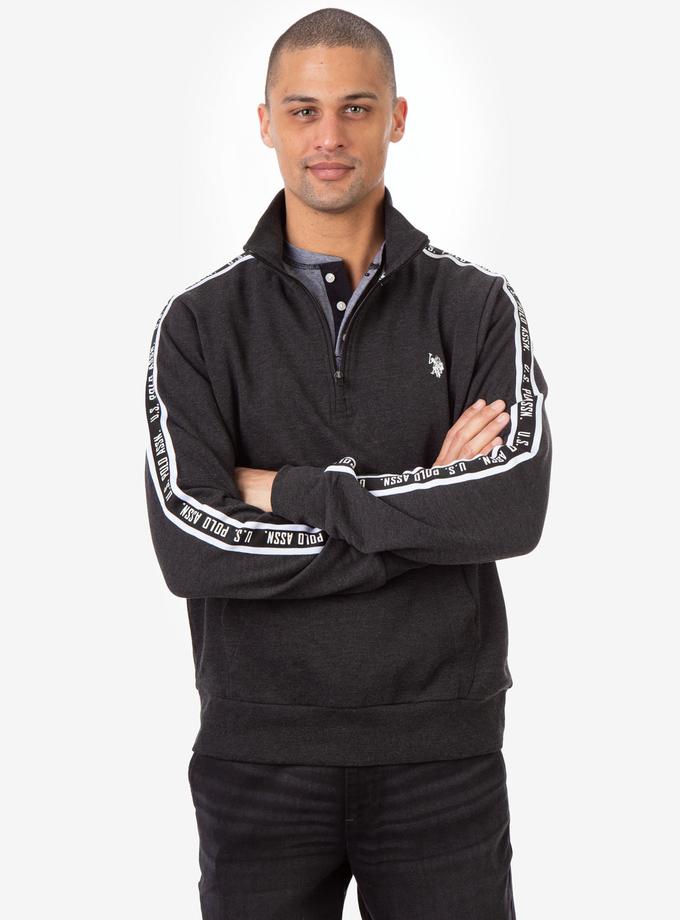 USPA BLACK MALLET QUARTER ZIP PULLOVER On Sale