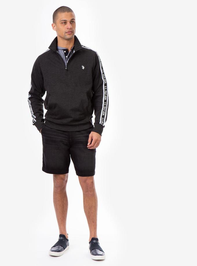 USPA BLACK MALLET QUARTER ZIP PULLOVER On Sale