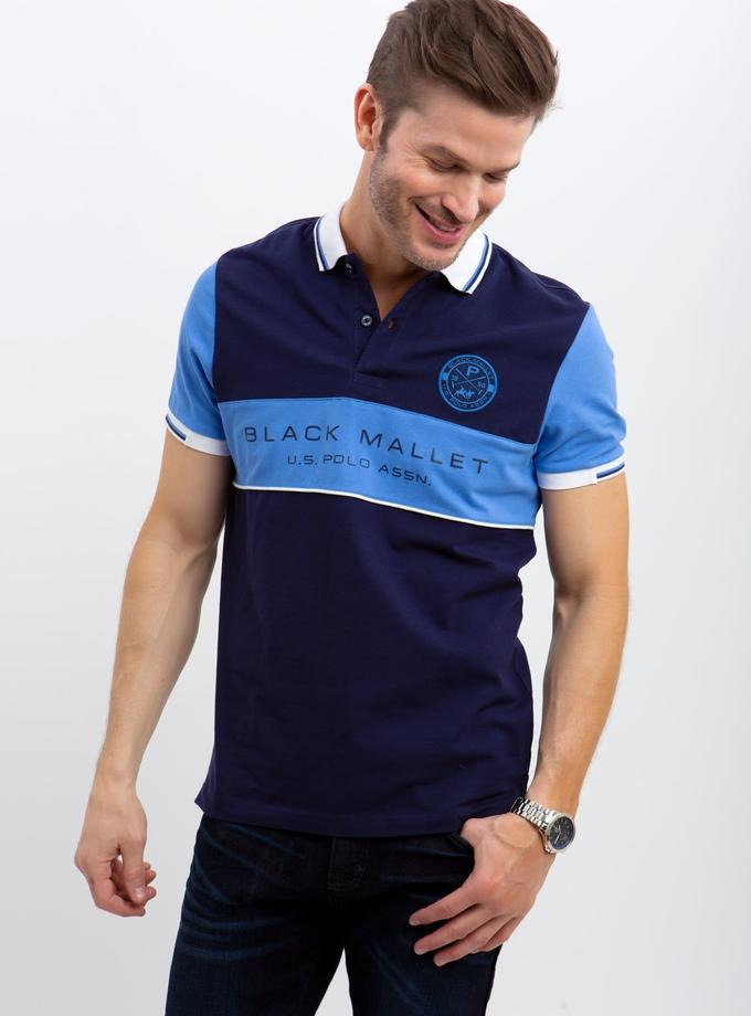 USPA BLACK MALLET SLIM FIT, STRETCH PIQUE, COLORBOCK POLO SHIRT Same Day Delivery