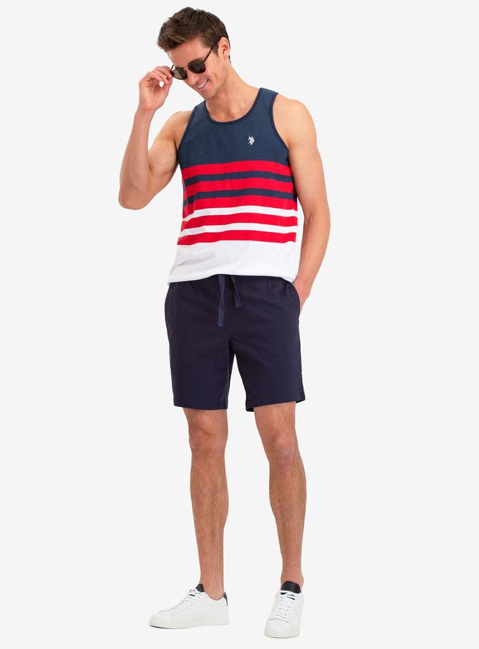 USPA BLOCK STRIPE TANK Free shipping