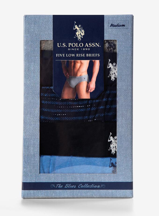 USPA Blue Collection 5PK Low Rise Briefs Best Price