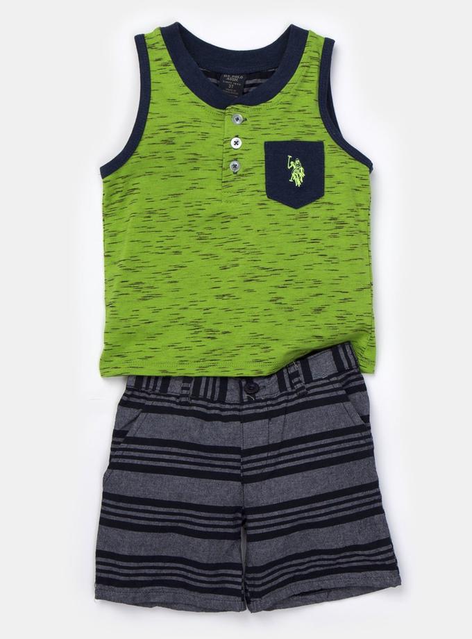 USPA Boys 2 Piece Set - Tank & Shorts For Sale