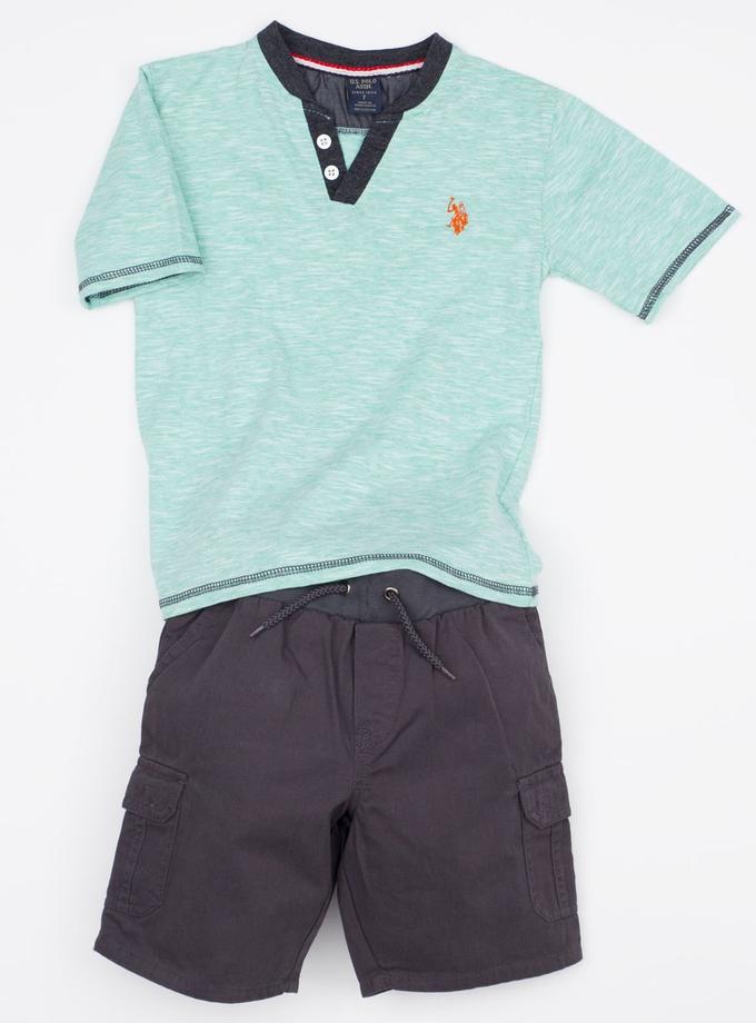 USPA Boys 2 Piece Set - Tee & Shorts Best Buy