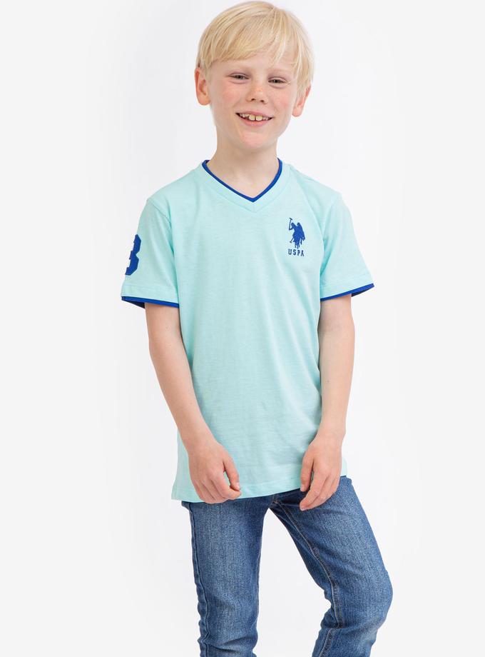 USPA BOYS BASIC V-NECK T-SHIRT Free shipping