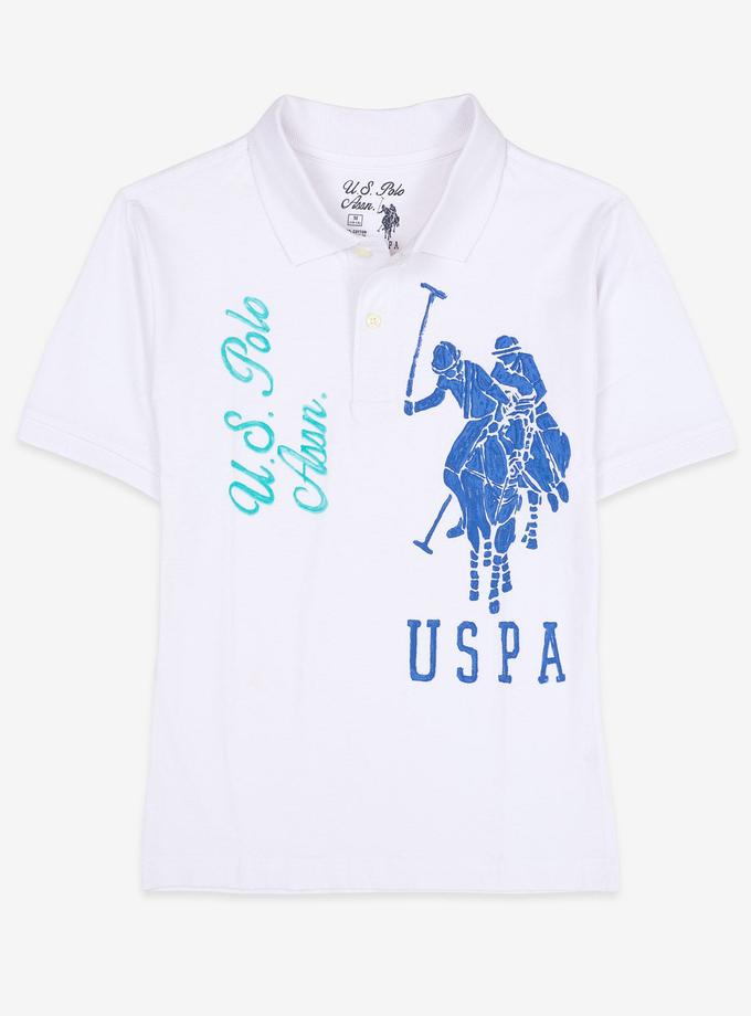 USPA BOYS BIG LOGO POLO SHIRT Free shipping