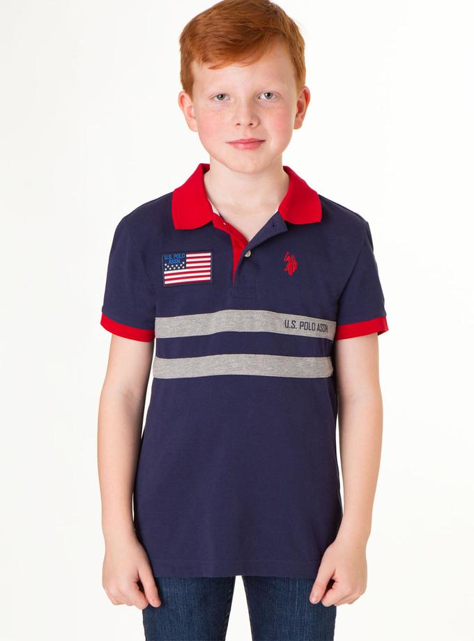 USPA BOYS COLORBLOCK PIQUE POLO SHIRT Same Day Delivery